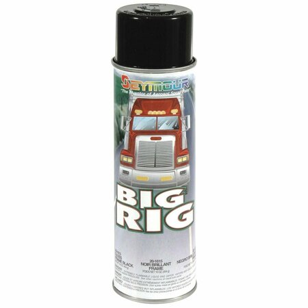 SEYMOUR MIDWEST Big Rig Professional Coatings Spray Paint, Gloss Frame Black SM20-1615